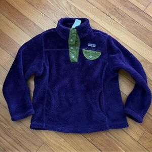 Patagonia girls Re-Tool Snap-T Pullover size XS
